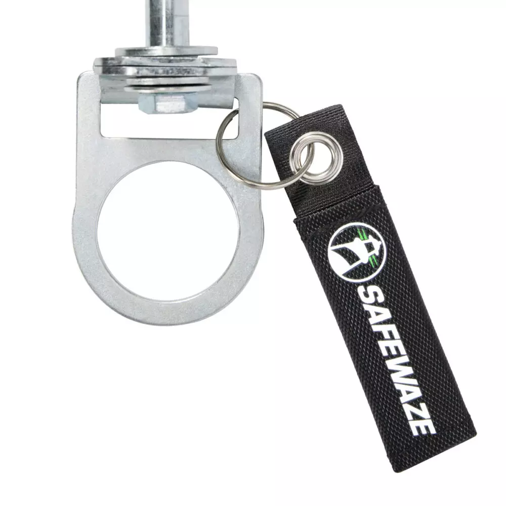 Safewaze 5K Swivel D-Ring Anchor Assembly