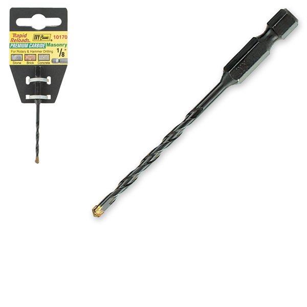 Rapid Reload Quick-Change Masonry Drill Bit