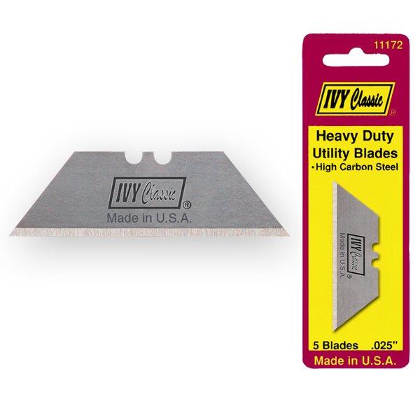 Heavy Duty Utility Blades (Pack of 5)