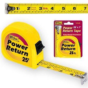 Power Return Tape Measure