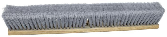 24in Floor Sweep w/ Gray Flagged Synthetic Bristle