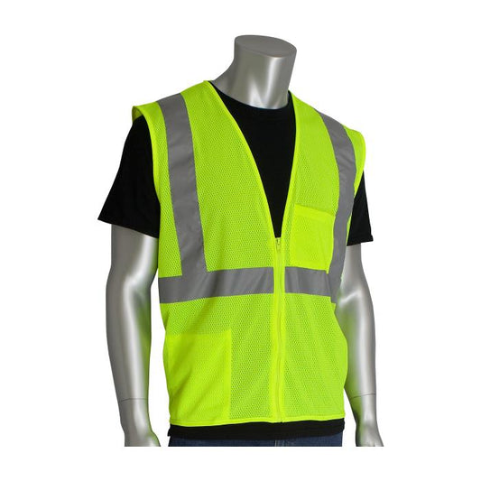 Safety Vest w/Zipper Closure