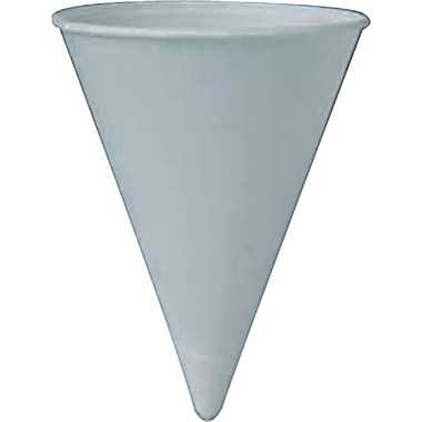 Paper Cups 4Oz Cone Type - Case Of 5000 Cups - 200 Per Sleeve