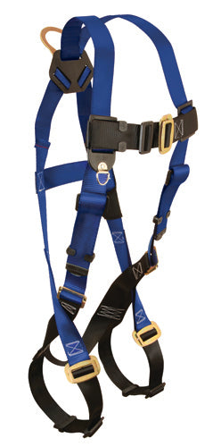 Falltech Contractor Harness w/ Mating Buckle Straps & 1 D-Ring