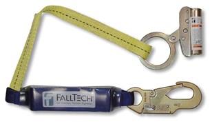 Falltech 5/8In Self Tracking Rope Grab w/ 3ft Shock Absorbing Lanyard