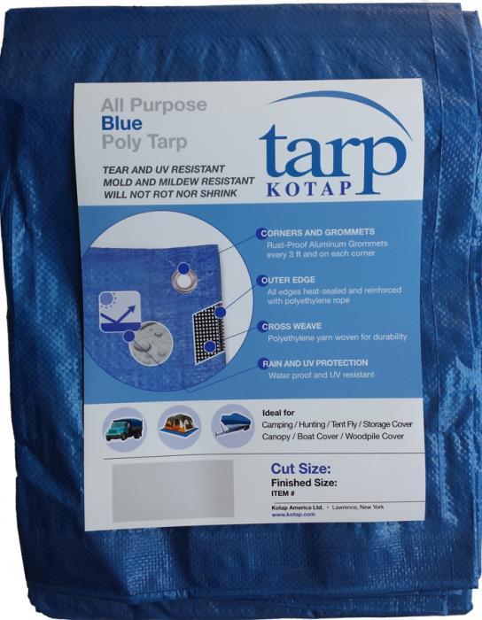 Blue Poly Tarps