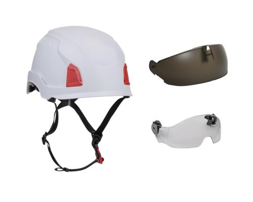 PIP Traverse Safety Helmet Kit w/ Lens Visor and Protector