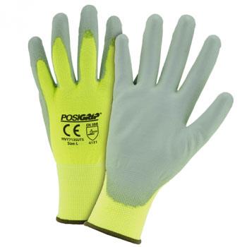 PIP PosiGrip Hi-Vis Glove w/ Polyurethane Coating