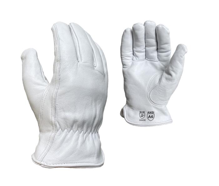 Premium Grain Goatskin Leather Driver Glove - ANSI Cut Level A6