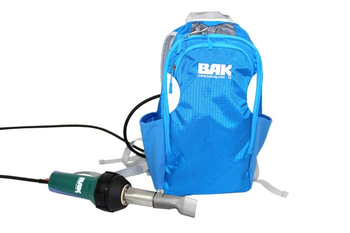 Bak LIIon Battery Powered Hand Held Hot Air Tool w/ Battery, Charger & Backpack