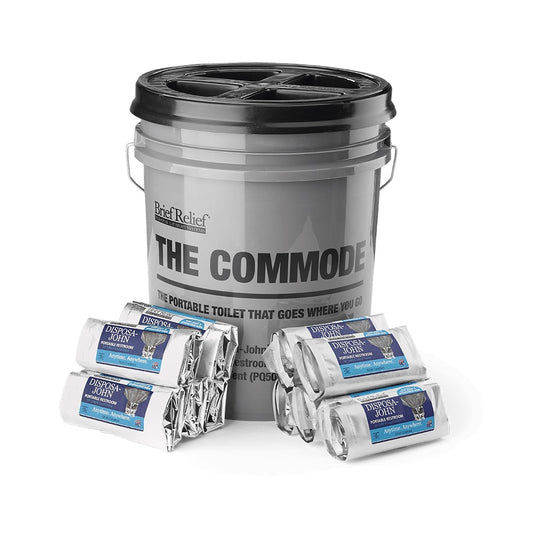 Brief Relief Commode Utility Kit - Commode And Ten (10) Br500