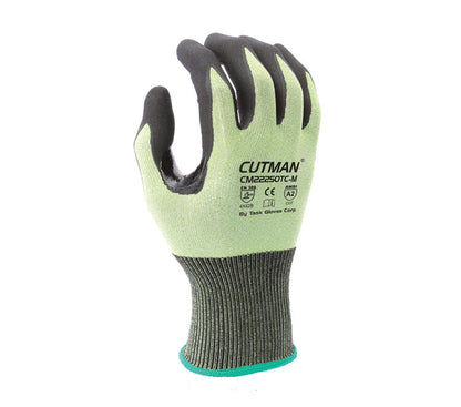 Task Cutman 18ga HDPE Glove w/ Super Foam Nitrile Coating - ANSI Cut Level A2