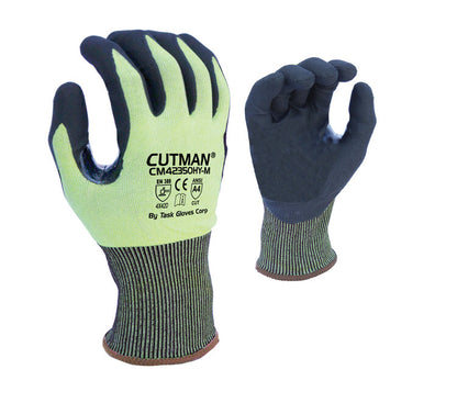 Task Cutman 18ga HDPE Glove w/ Micro Foam Coating - ANSI Cut Level A4