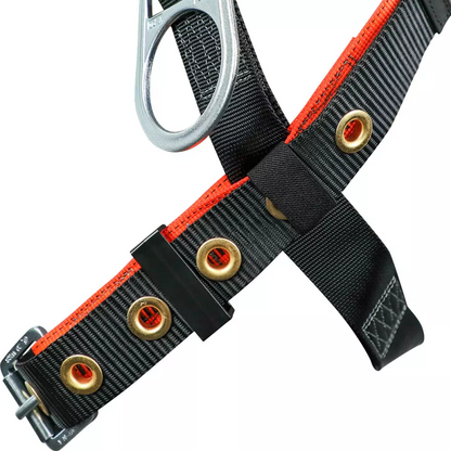 Safewaze V-Line Harness w/3 D-Rings - Back And Sides With Grommet Legs - Universal Fit