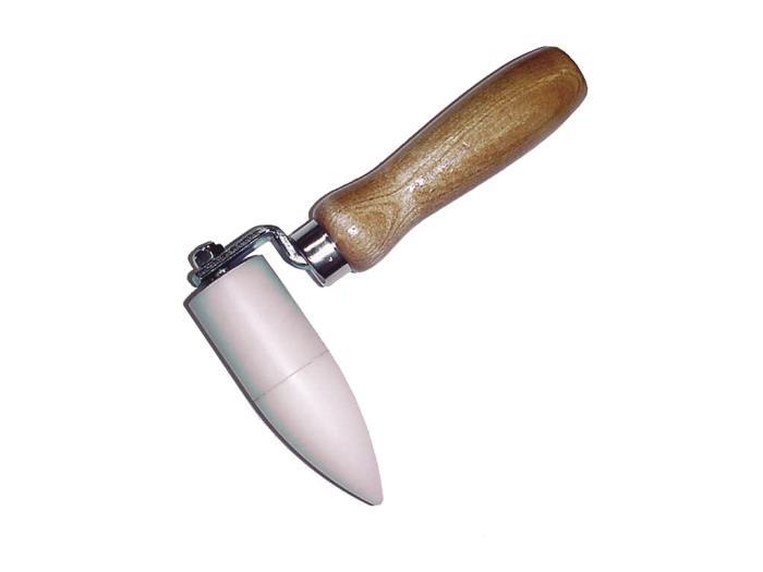 Everhard Nylon Cone Seam Roller w/ 5In Wood Handle