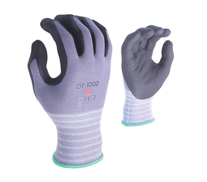 Task 15ga Nylon Knit Glove w/ Super-Foam Nitrile Coated Palm