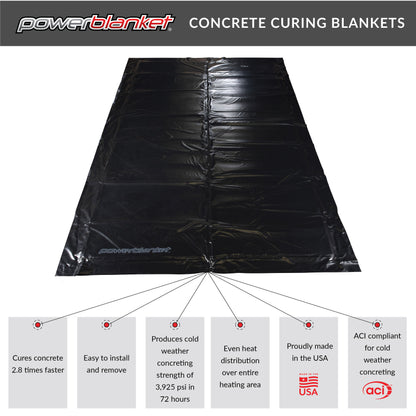 Powerblanket Concrete Curing Blanket - 3ftx4ft