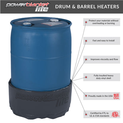 Powerblanket Lite 55 Gallon Drum Heater