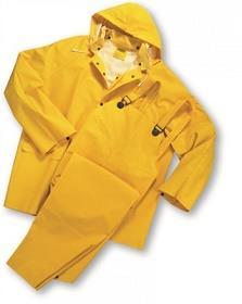 Three Piece Rain Suit 35mil PVC on Poly