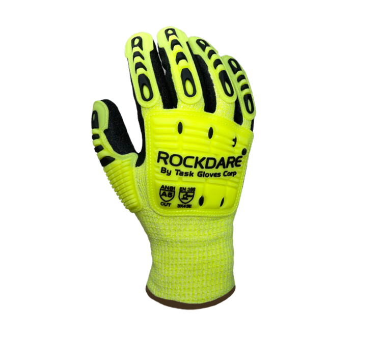 Task Rockdare Cut & Impact Resistant Waterproof Winter Glove - ANSI Cut Level A5