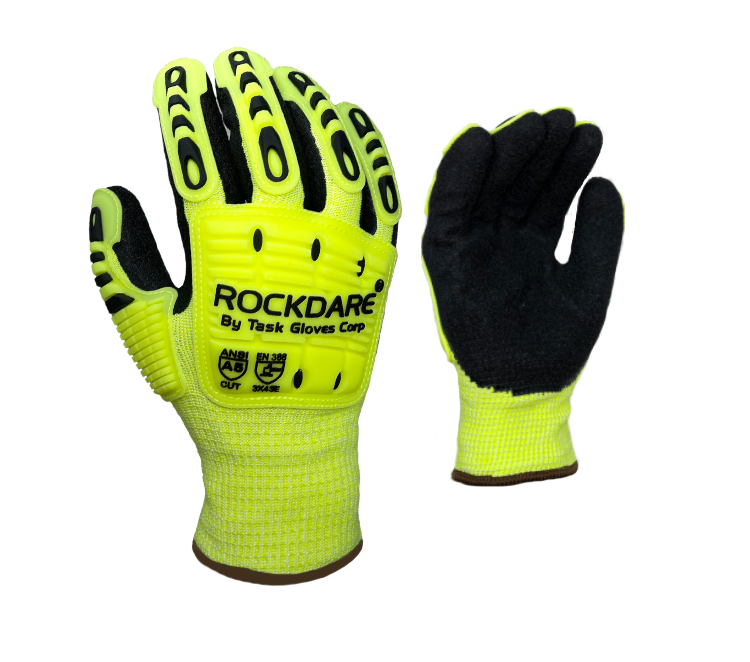 Task Rockdare Cut & Impact Resistant Waterproof Winter Glove - ANSI Cut Level A5