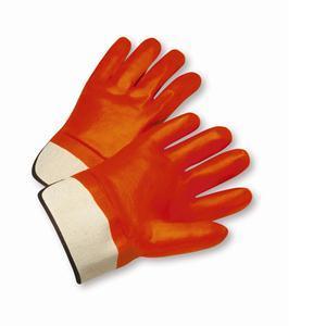 PIP Orange Foam Insulated PVC Coated Gloves w/ Safety Cuff