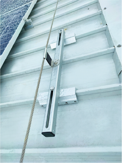 KStrong Uff4000 Impact Series Engineered Horizontal Lifelines For Roof Deck, Wall/Column And Ceiling Mount Applications