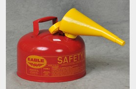 Eagle Red Type I Safety Gas Cans w/ Funnel