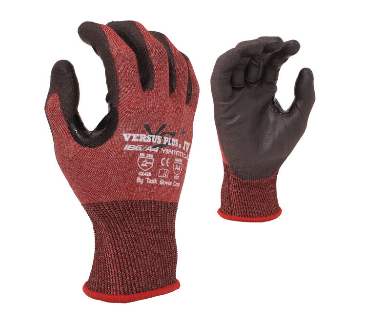 Task Falstone 18ga Fiber Knit Glove w/ Polyurethane Coating - ANSI Cut Level A4