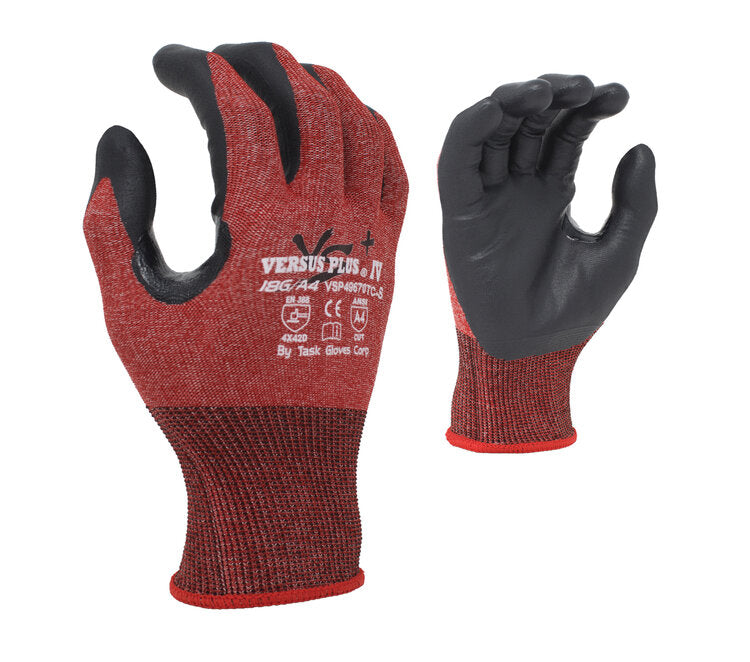 Task Falstone 18ga Fiber Knit Glove w/ Nitrile Coating - ANSI Cut Level A4